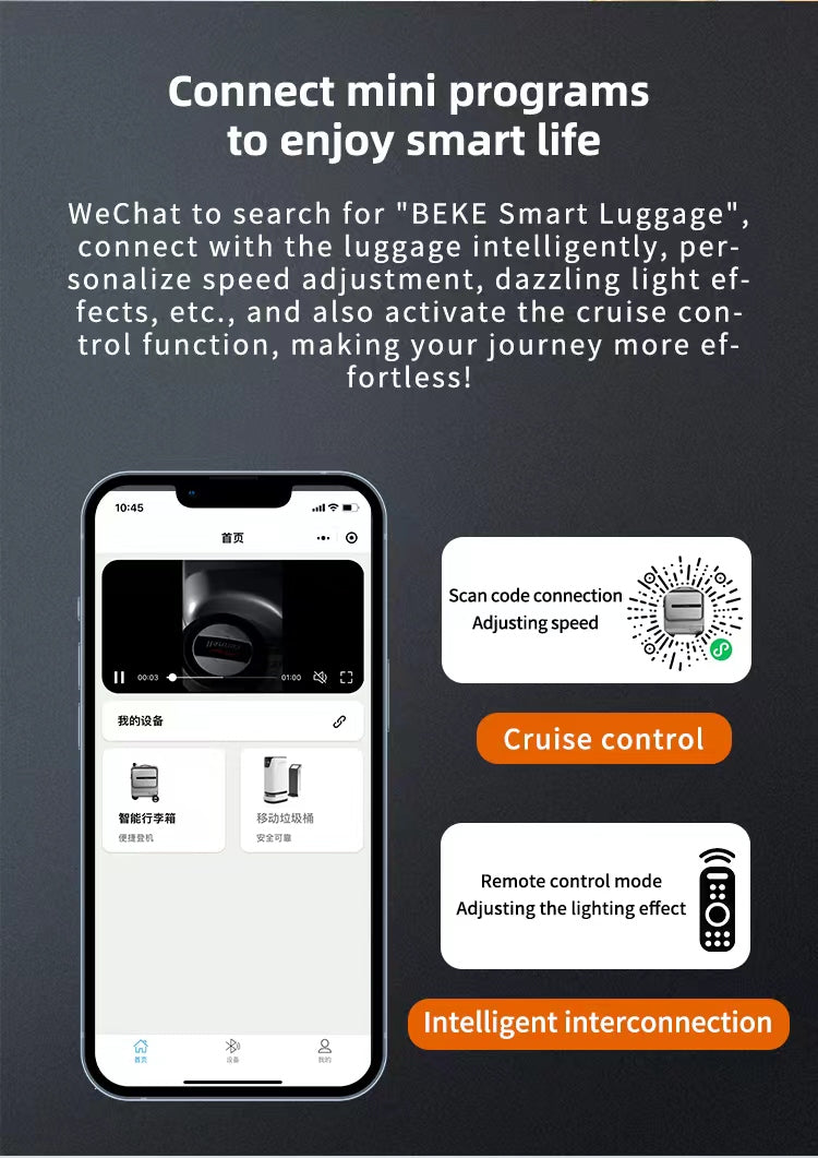 Carry on Smart luggage